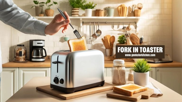 Fork in toaster