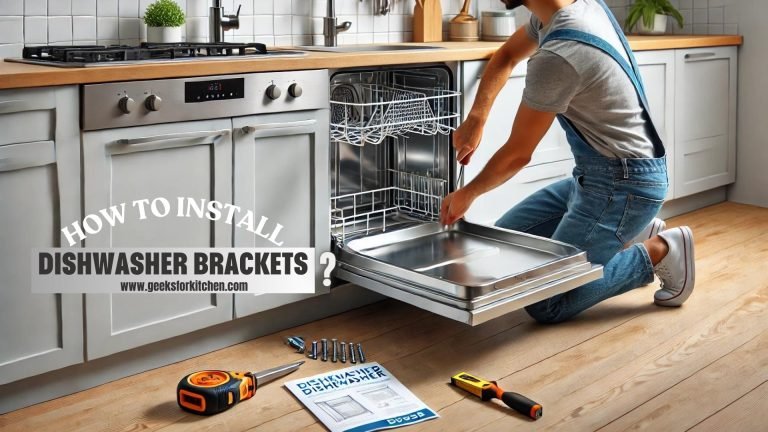 How To Install Dishwasher Brackets