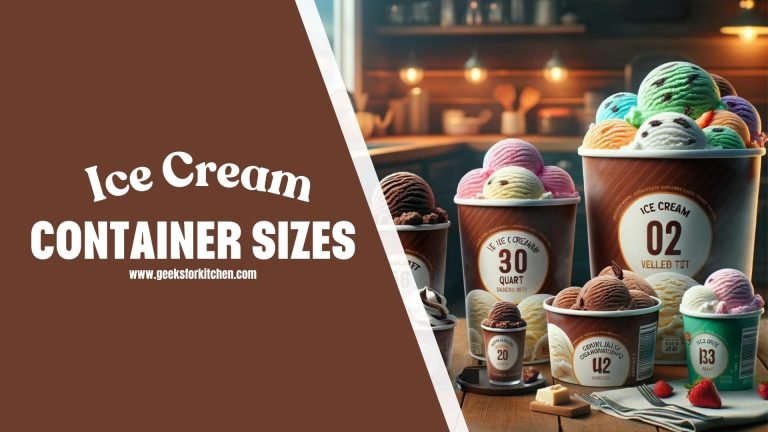 Ice Cream Container Sizes 2024