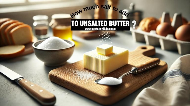 How much salt to add to unsalted butter