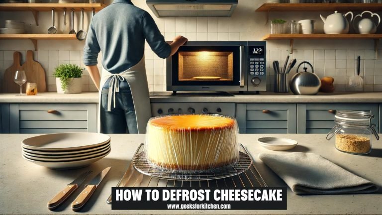 How to defrost cheesecake