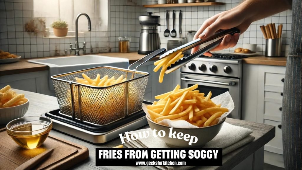 How to keep fries from getting soggy