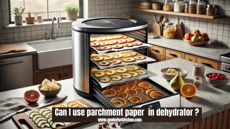 Can I use parchment paper in dehydrator