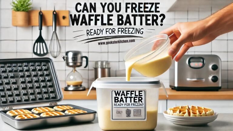 Can you freeze waffle batter