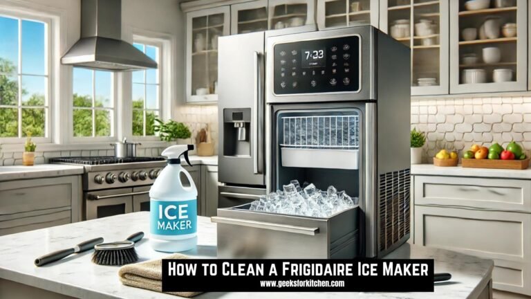 How to Clean a Frigidaire Ice Maker