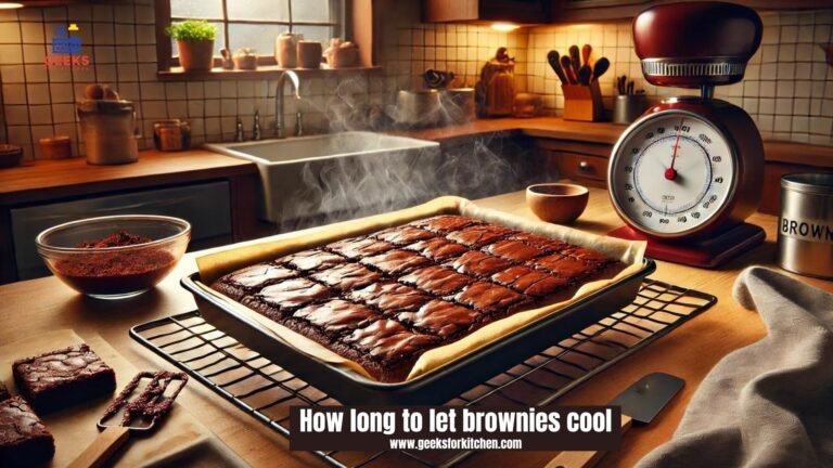 How long to let brownies cool