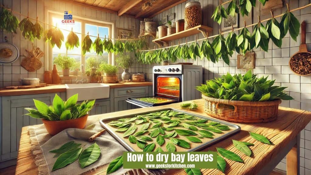 How to dry bay leaves