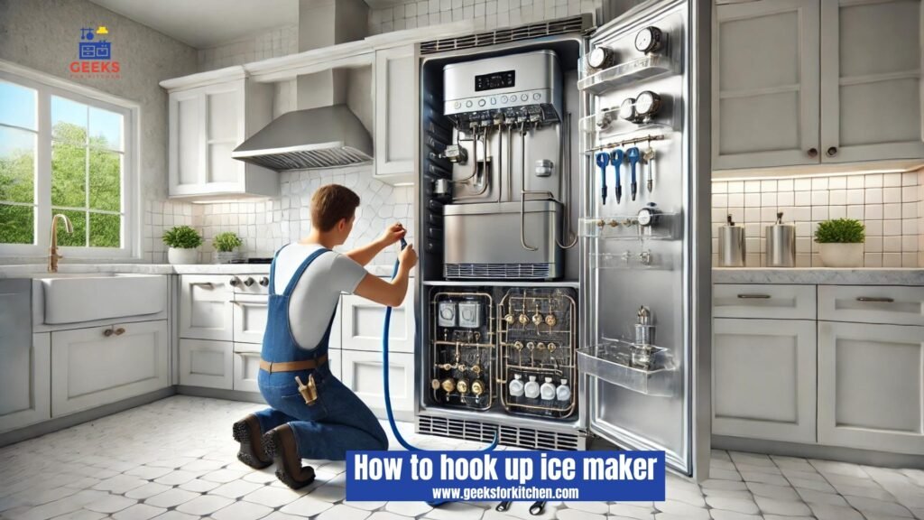 How to hook up ice maker