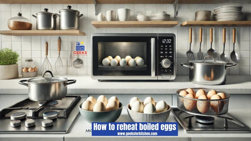 How to reheat boiled egg