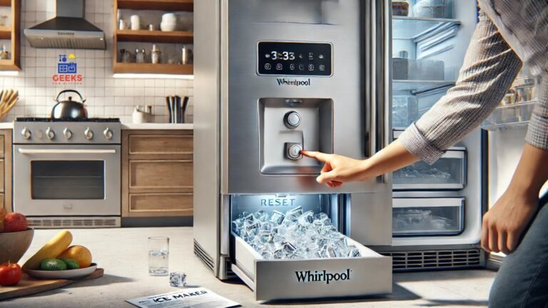 Whirlpool Ice Maker Reset